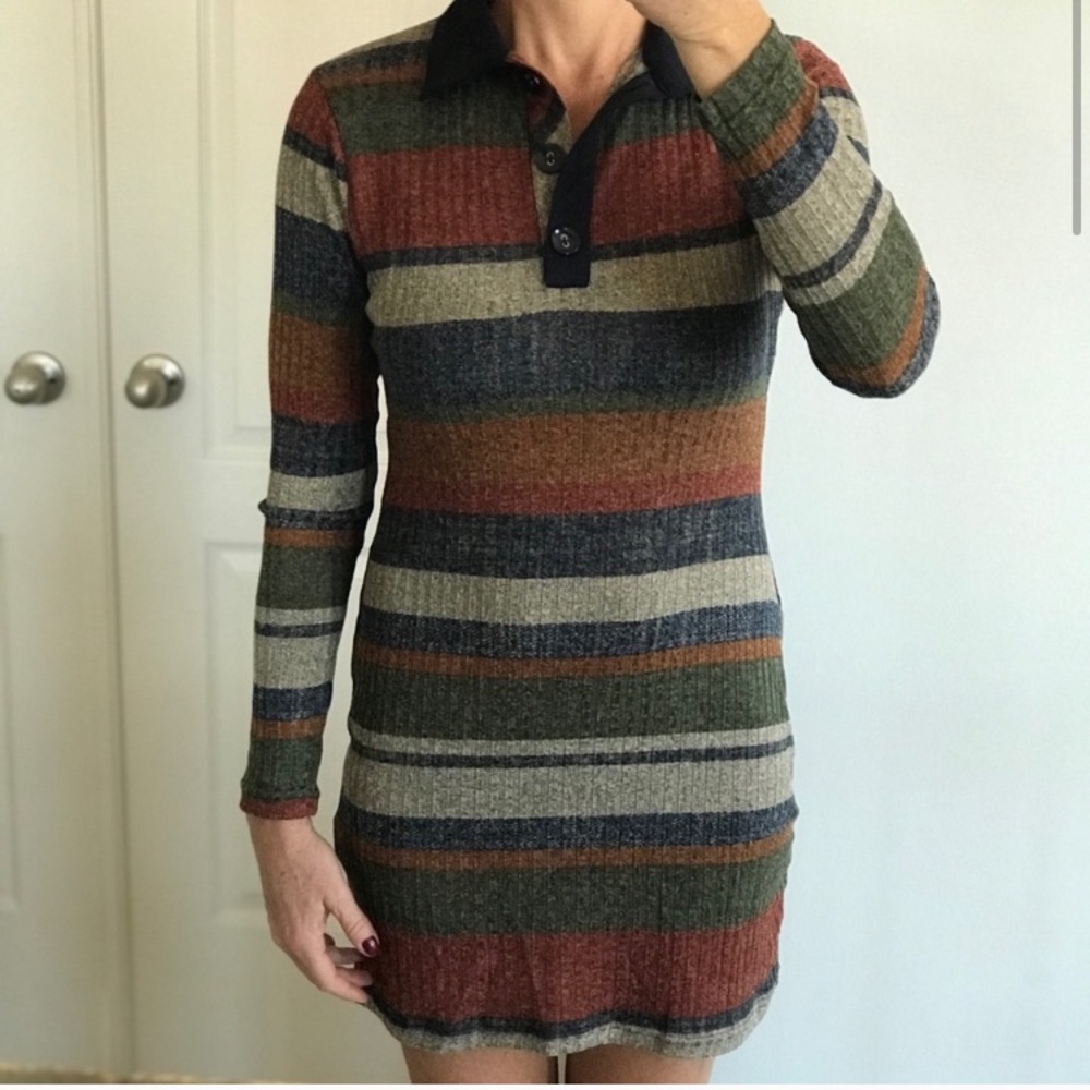 Striped Tunic Dress - Picture 2 of 8